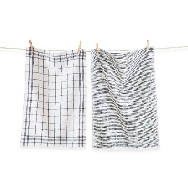 TAG Classic Terry Dish Towel Set Dark Green