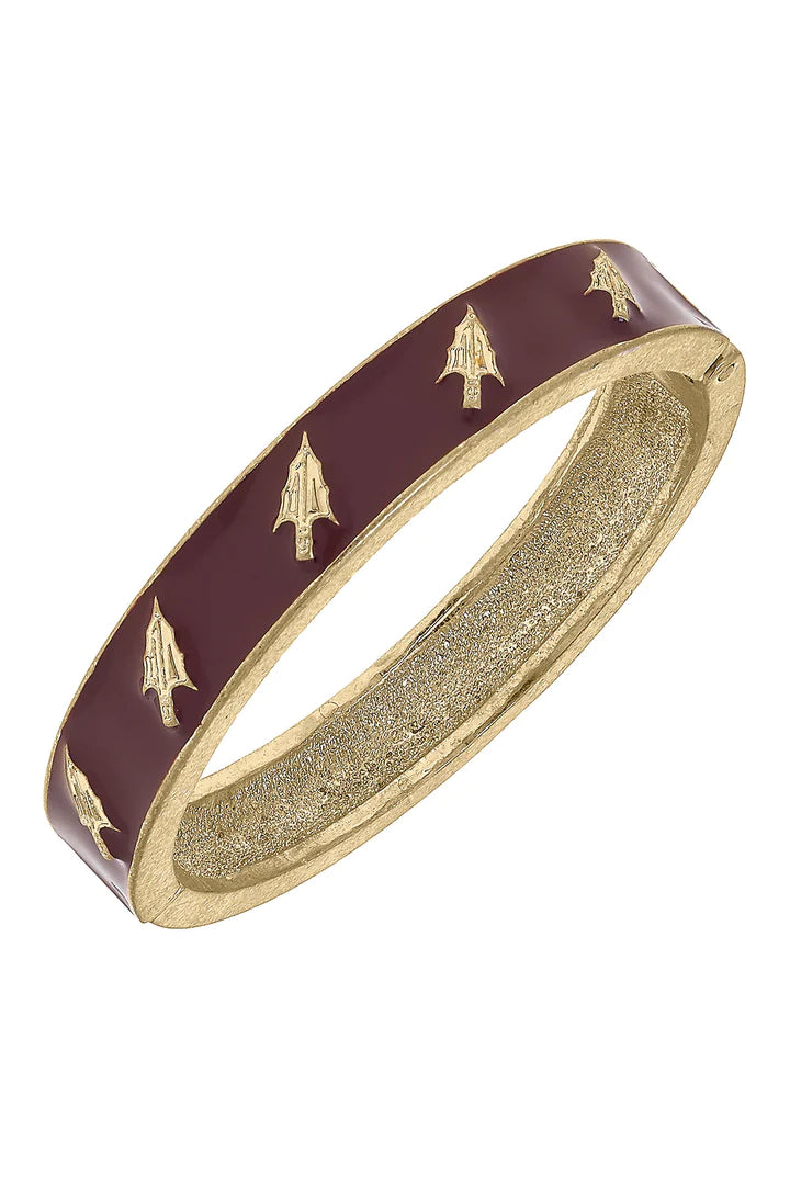 Florida State Seminoles Enamel Logo Hinge Bangle