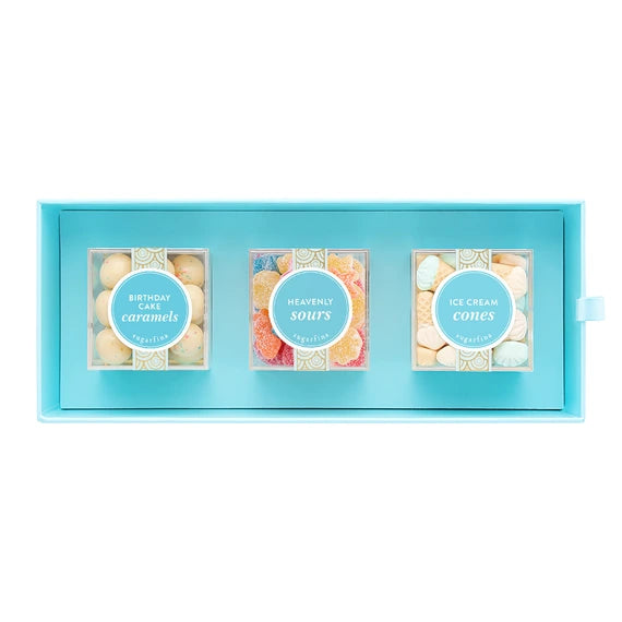 Happy Birthday Candies 3 Piece Bento Box