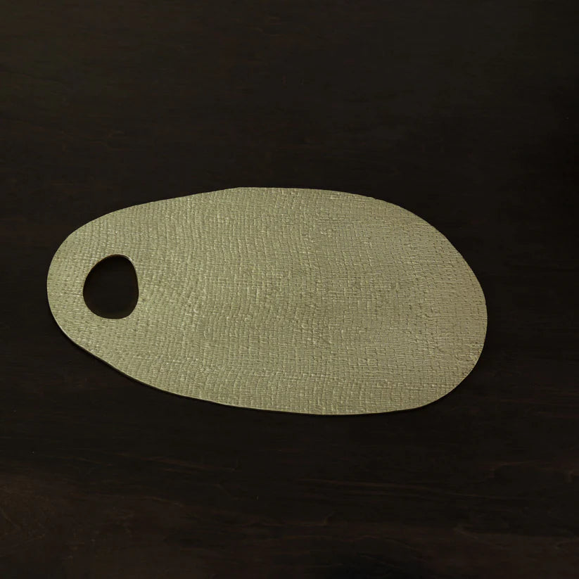 Sierra Modern Plano Extra Large Oval Platter (Gold)