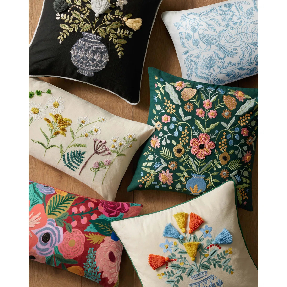 Gabriella Embroidered Pillow