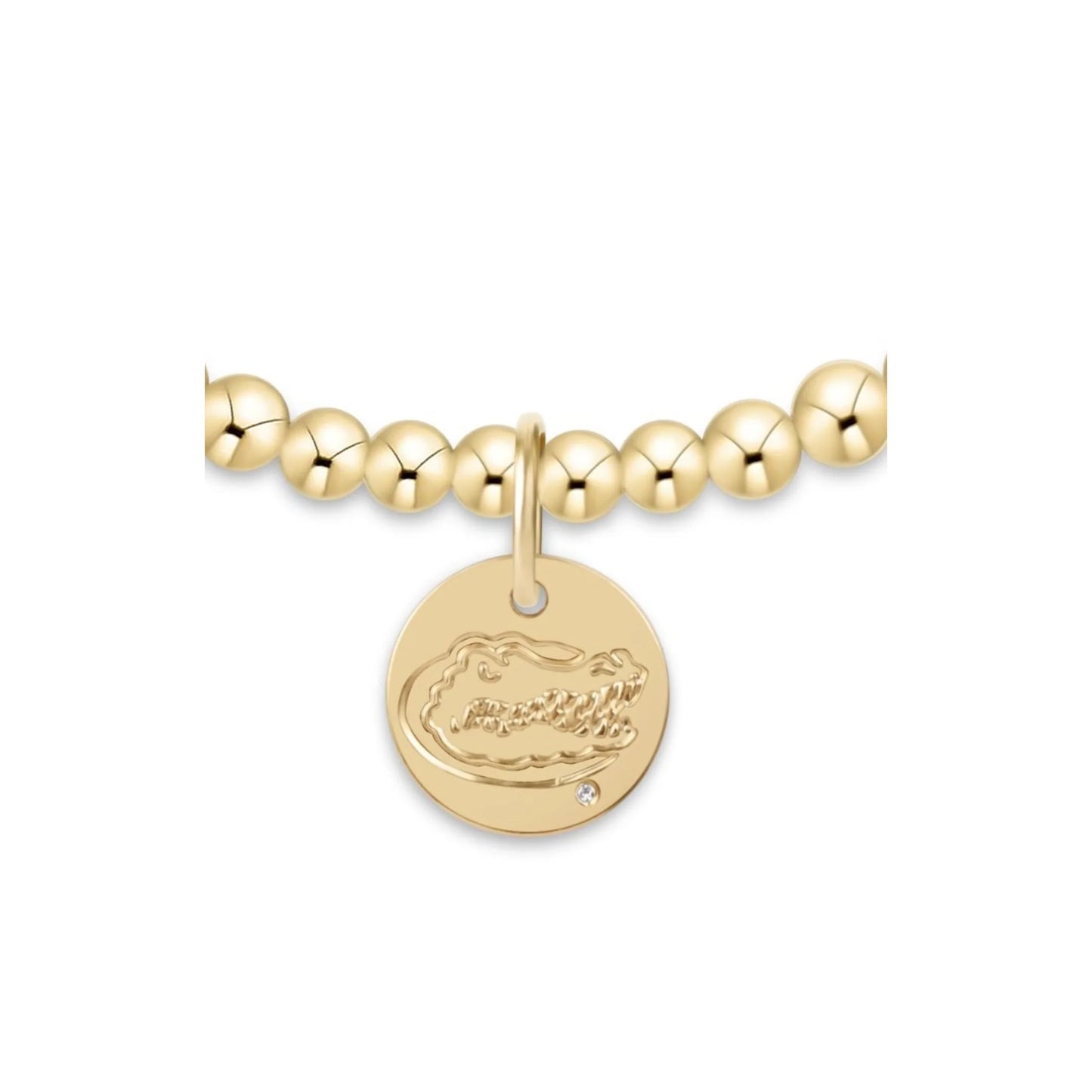 Ecollegiate Classic Gold 3mm Bracelet- Florida