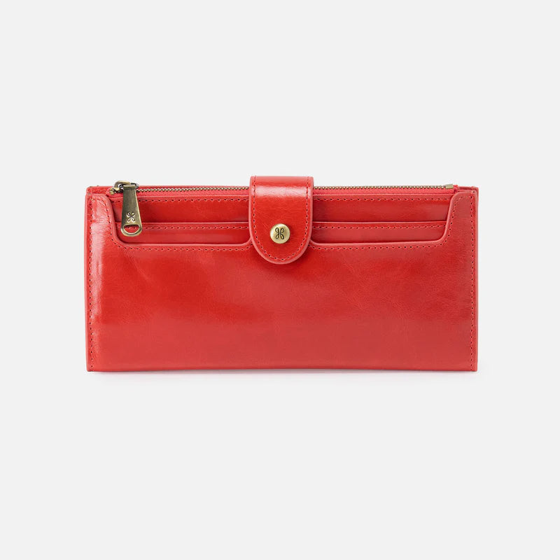 Dunn Continental Wallet in Polished Leather