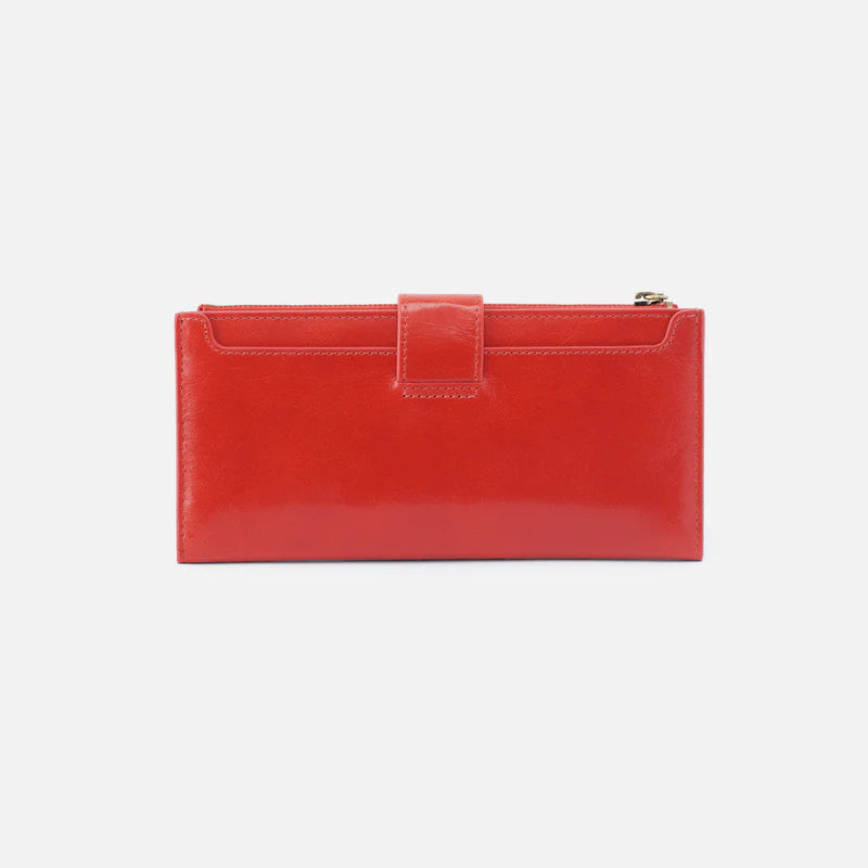 Dunn Continental Wallet in Polished Leather