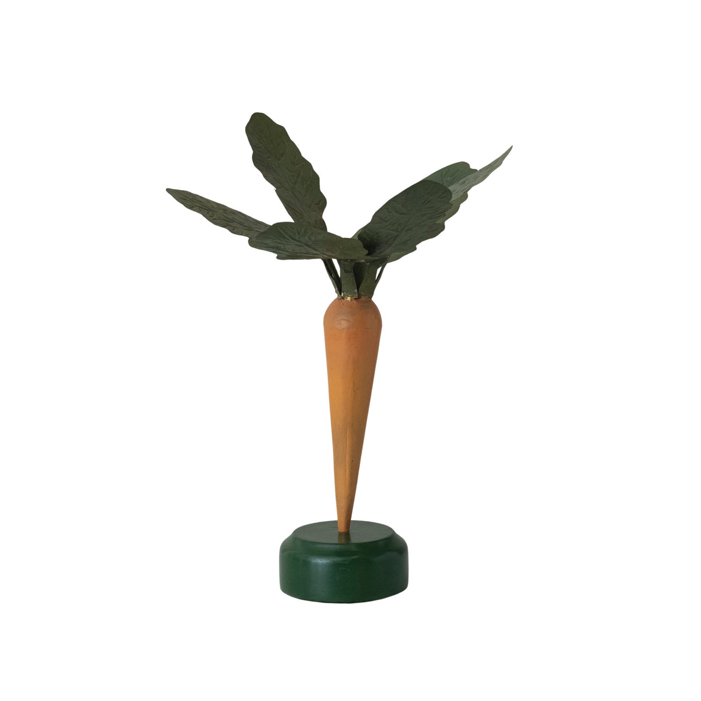 Metal Vintage Reproduction Tolewar Carrot Shaped Taper Holder