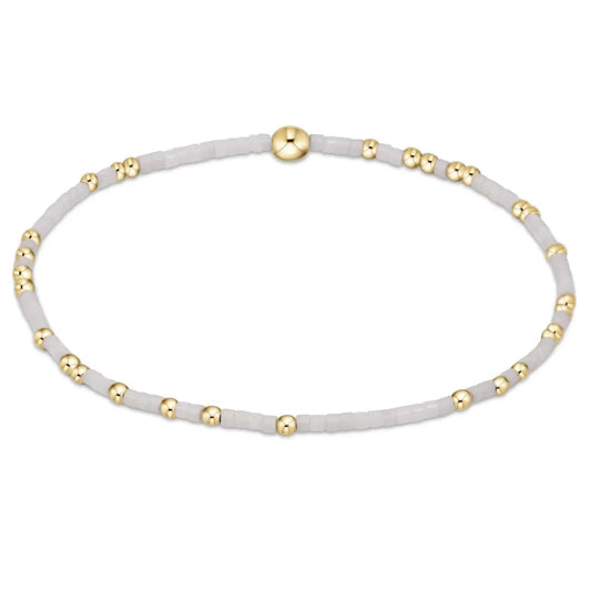 Hope Unwritten Bracelet - White