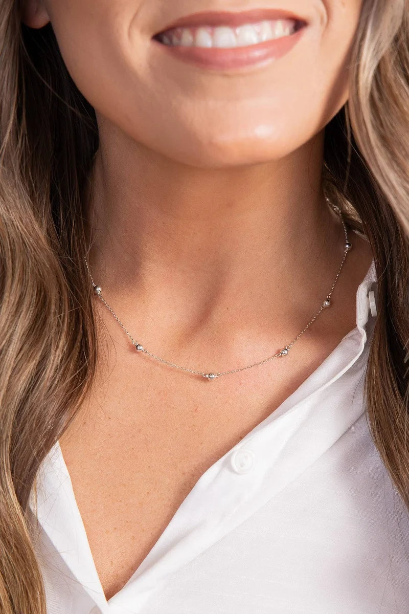 17" Choker Simplicity Chain Sterling- Classic Sterling 4mm