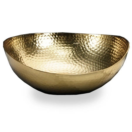 Gilded Hammered Bowl