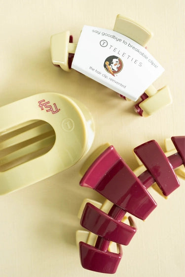 Florida State University Medium Flat Round Hair Clip