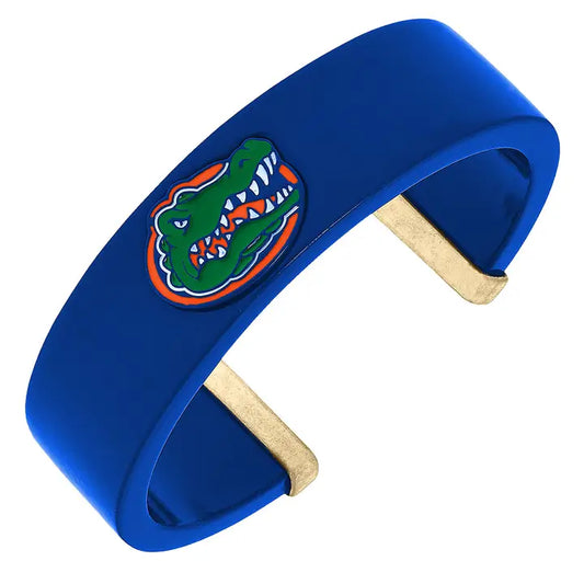 Florida Gators Resin Logo Cuff Bracelet in Blue