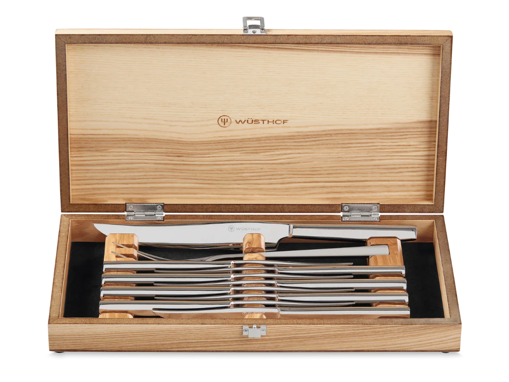 10-Piece Stainless Mignon Steak & Carving Set