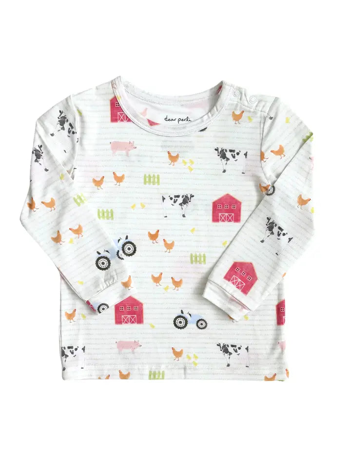 Toddler Pajama Set in Farm & Co.