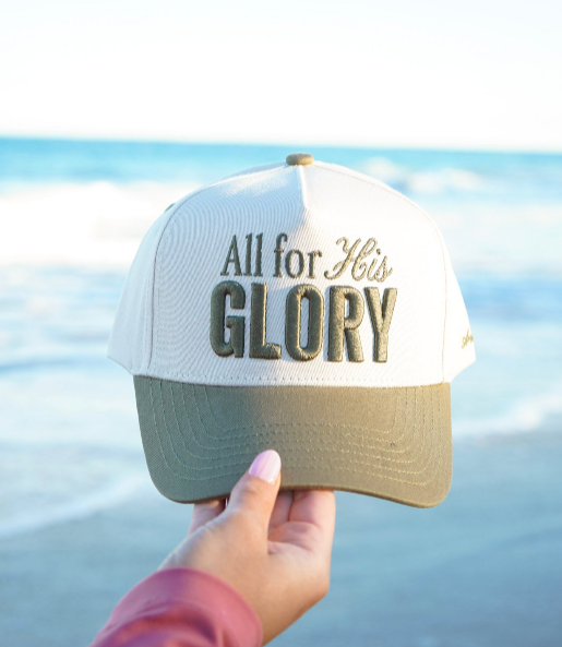 All For His Glory - Olive Trucker Hat