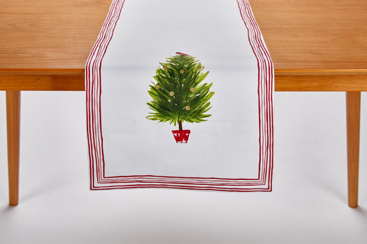 Holiday Tree Table Runner