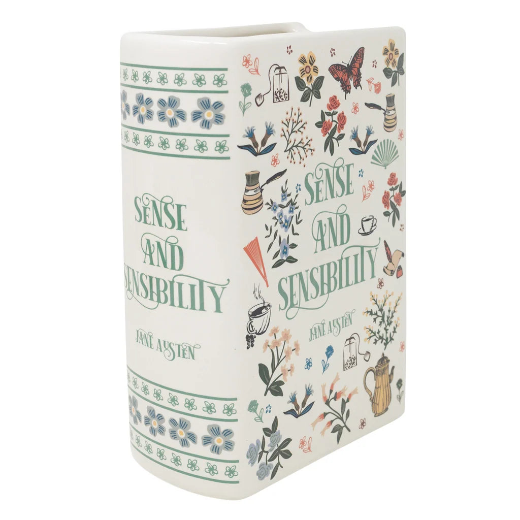 Large Book Vase, Sense & Sensibility