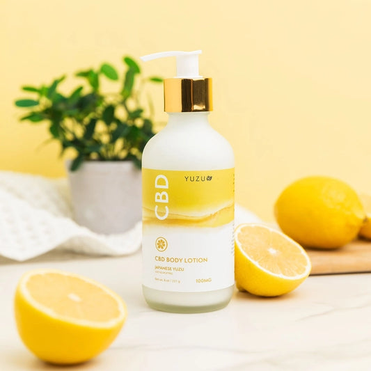 CBD Body Lotion - Japanese Yuzu & Lychee Blossom