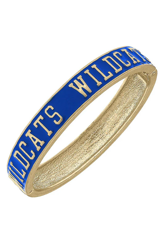 Wildcats Enamel Hinge Bangle