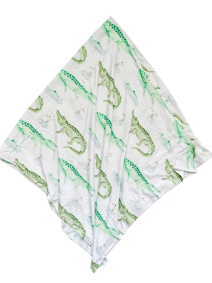 Alligator Knit Swaddle