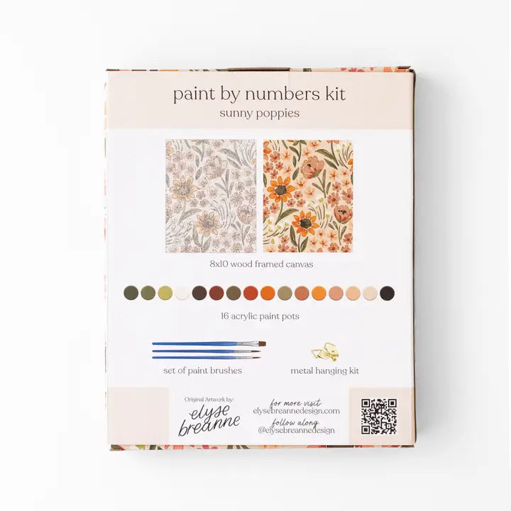 Sunny Poppies Paint By Number
