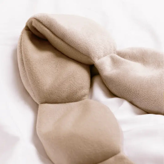 Latte Weighted Sleep Mask - Eye Mask