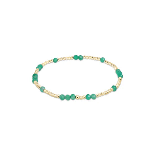 Hope Unwritten Gemstone Bracelet - Green Onyx