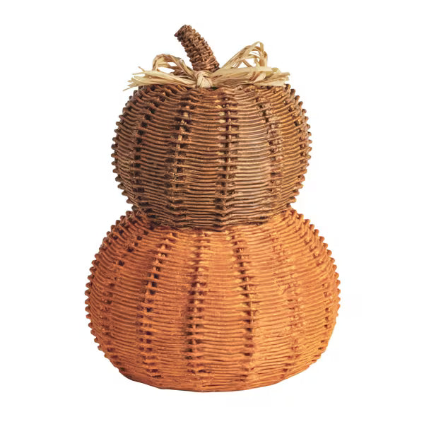 Double Woven Resin Pumpkins