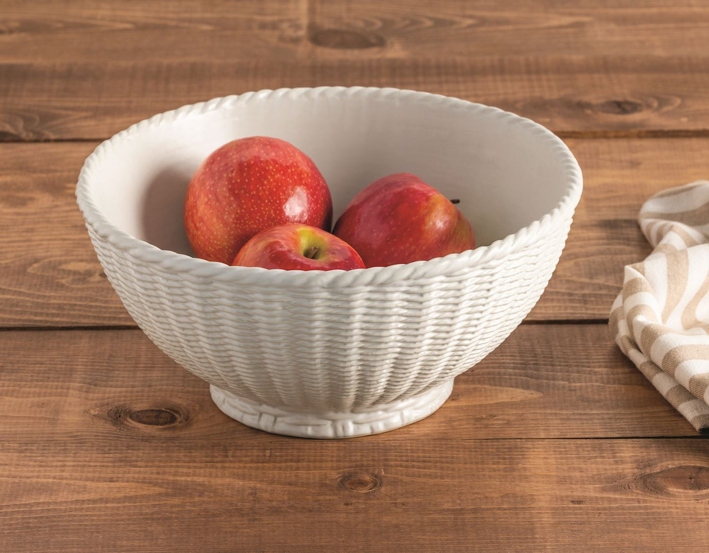 Woven Stoneware Bowl