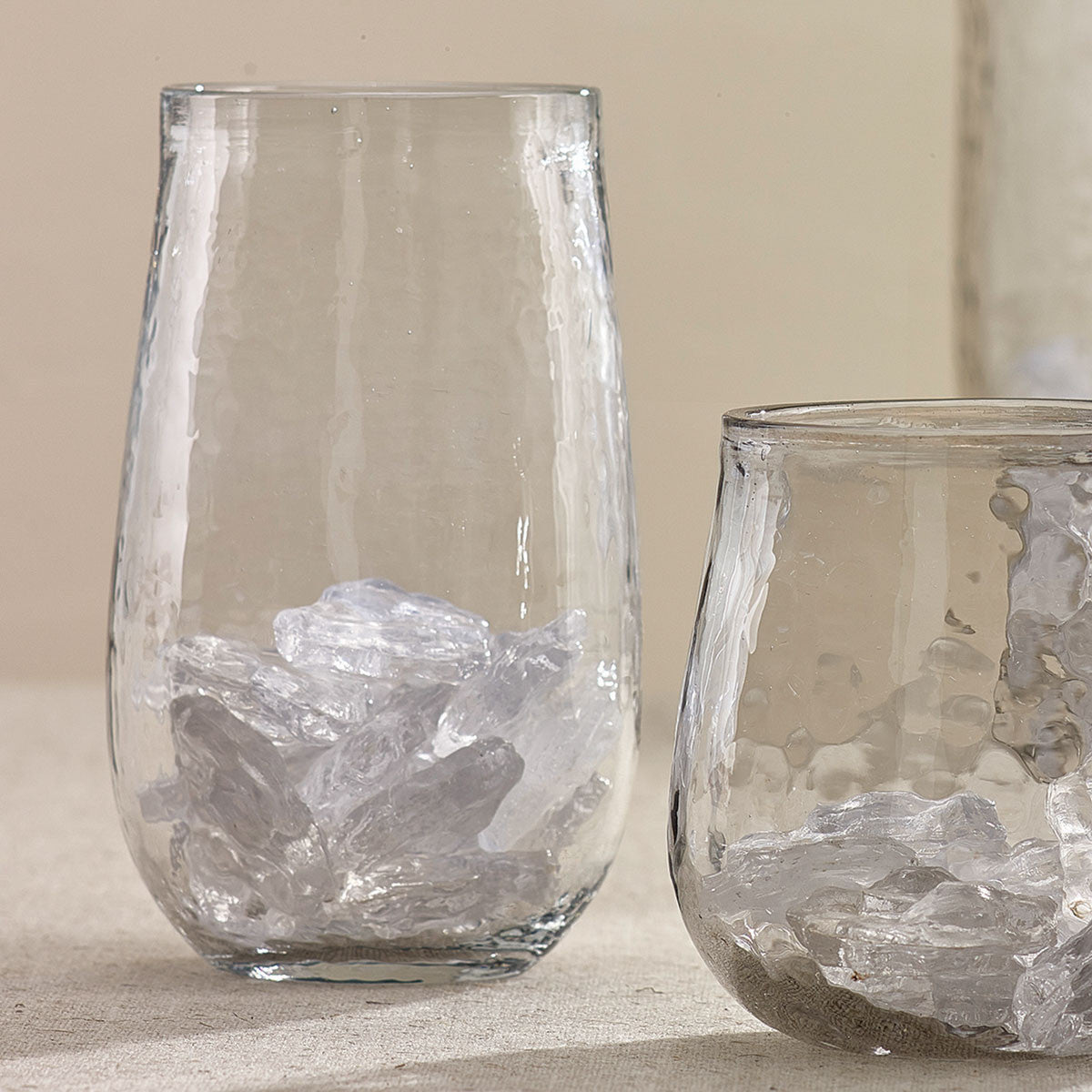 Textured Beverage Glass 6"