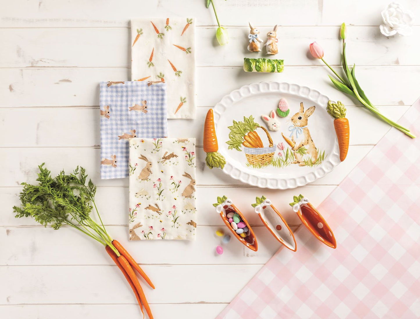 Embroidered Easter Towels