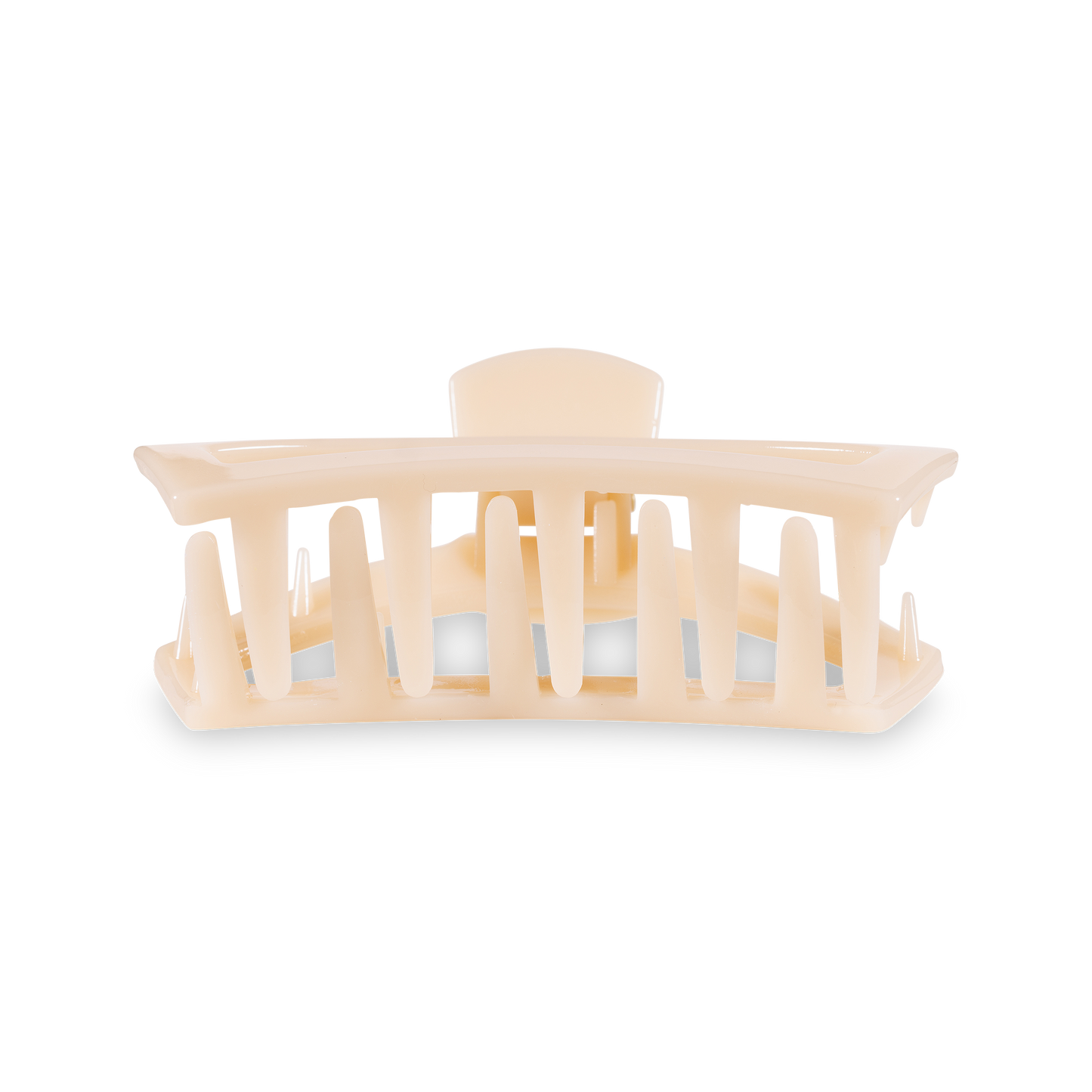 Open Almond Beige Hair Clip