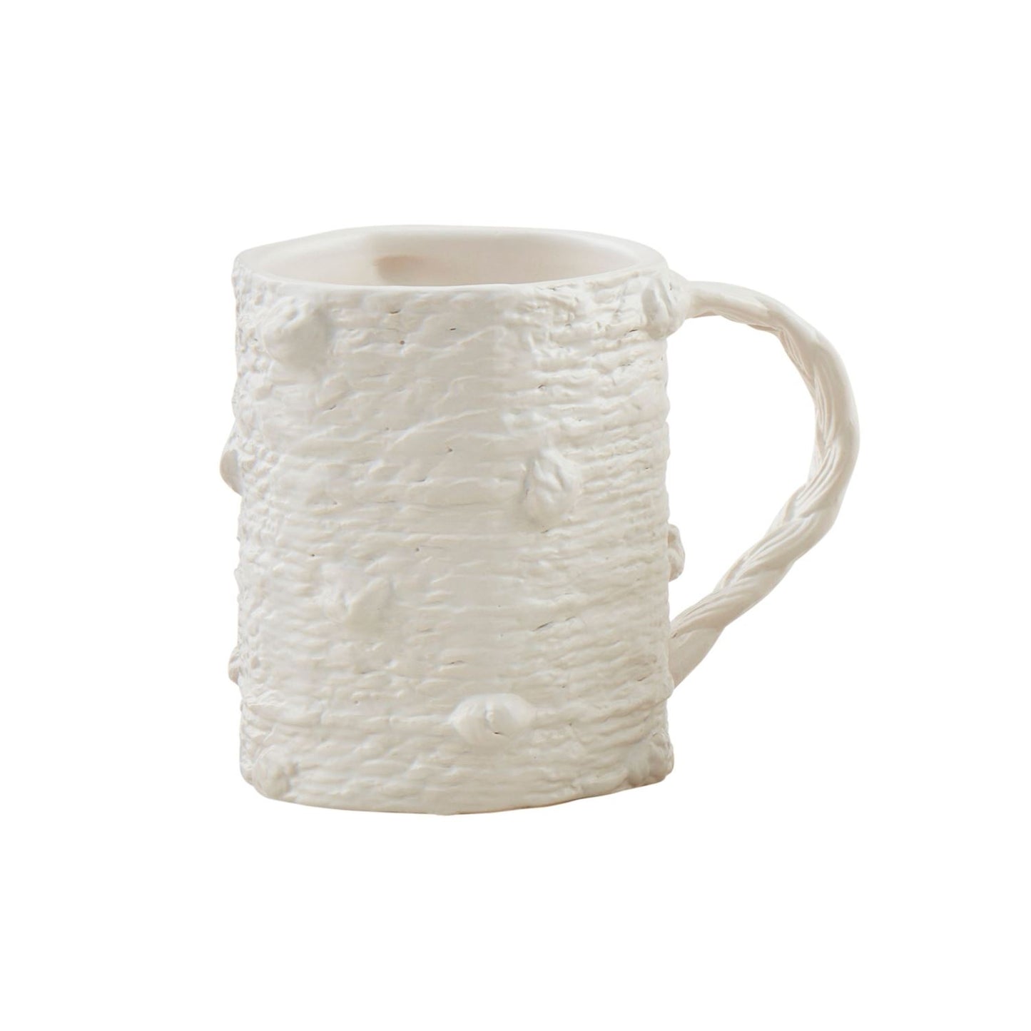 Woven Stoneware Mugs