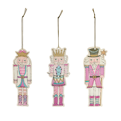 6" Blushing Nutcracker Acrylic Ornament