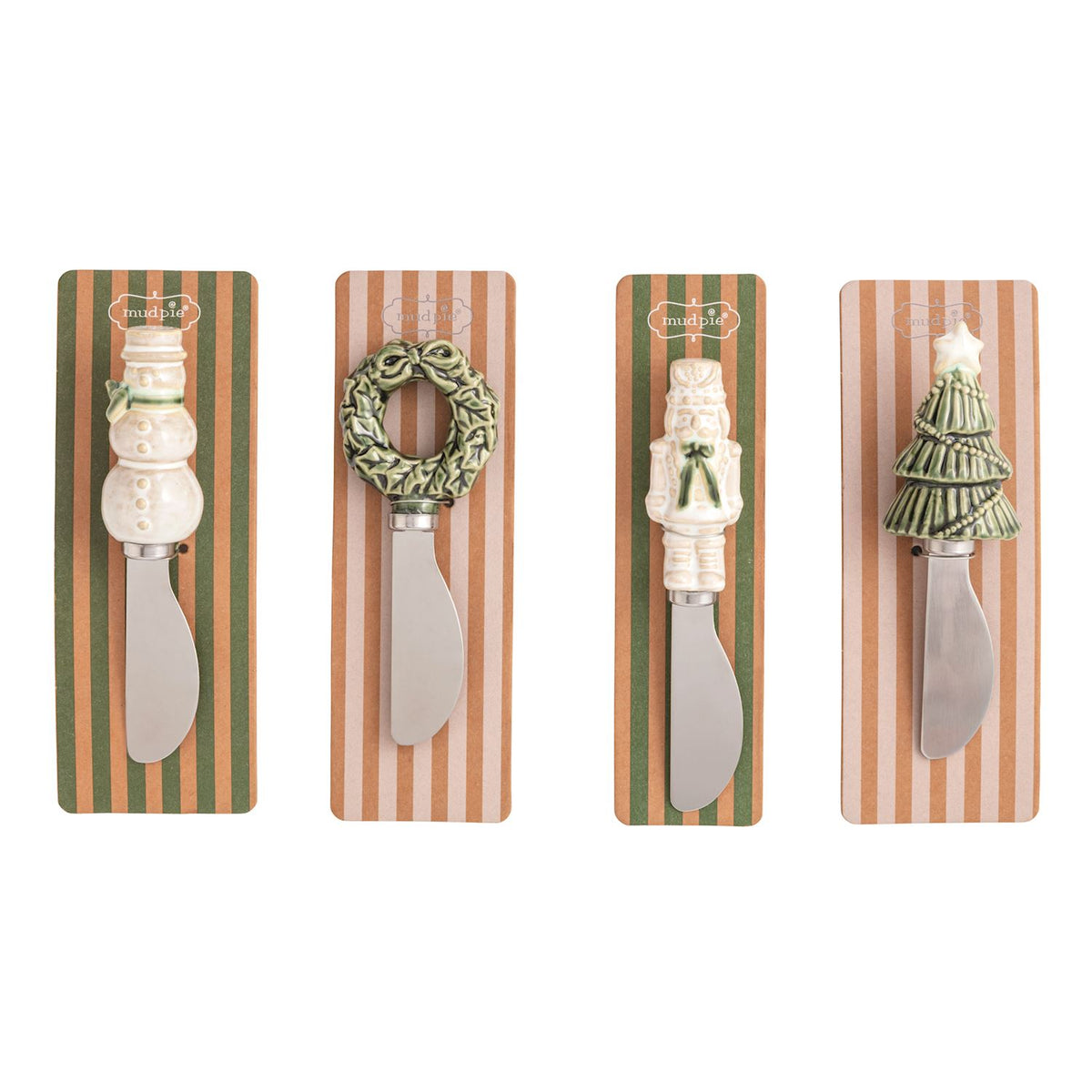 Ceramic White XMAS Spreader