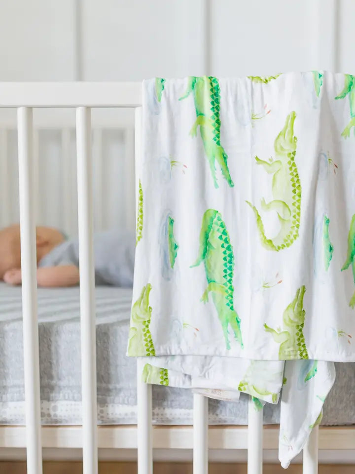 Alligator Knit Swaddle