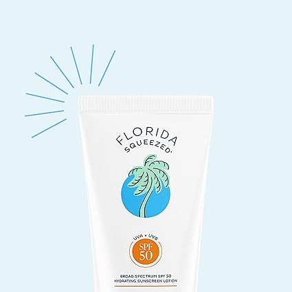 Florida Squeezed SPF 50 Sunscreen Lotion 3.4 oz.