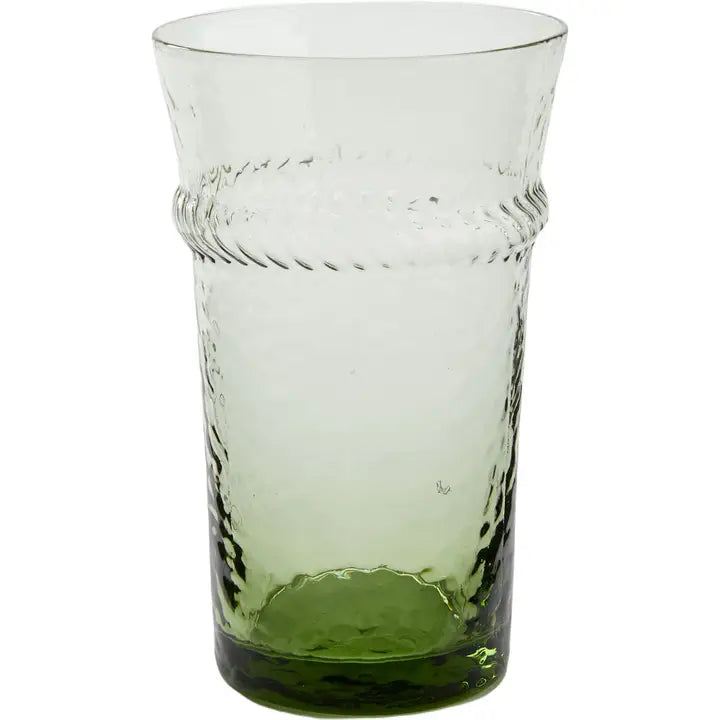 Olivia Green Tall Beverage Glass
