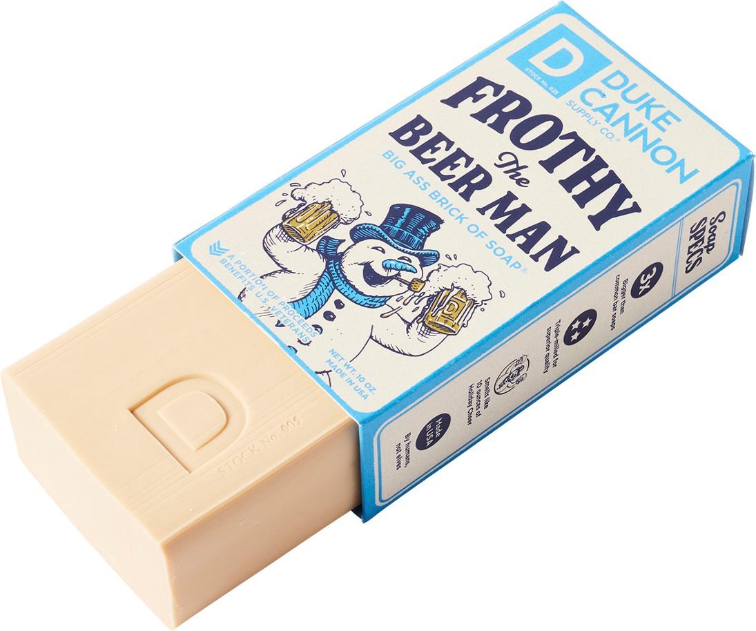 Frothy The Beer Man Big Ass Brick of Soap Cat's On Main