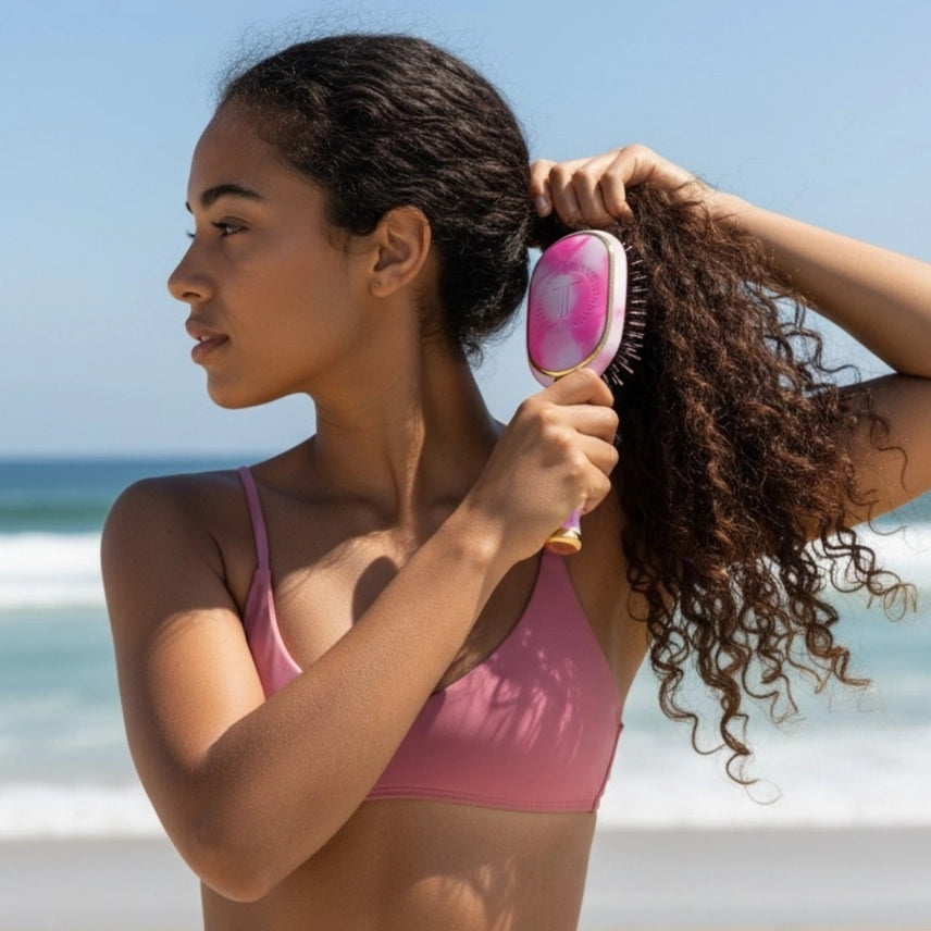 Mini Detangler Hair Brush for Medium Hair