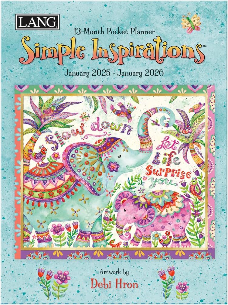 Simple Inspirations 2025 Pocket Calendar