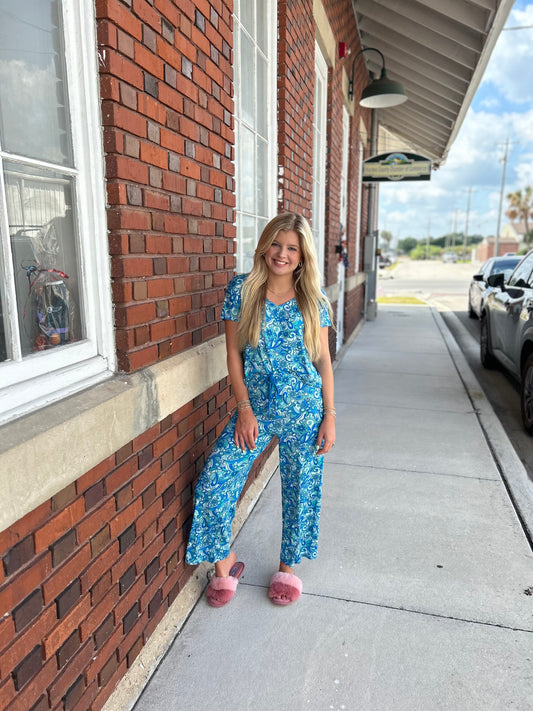 Laguna Blu V-Neck Top