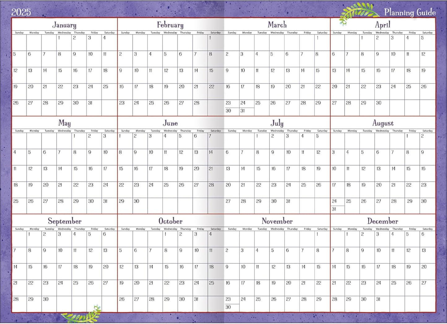 Simple Inspirations 2025 Pocket Calendar