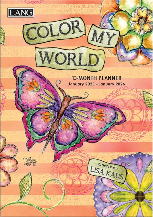 Color My World 2025 Monthly Planner
