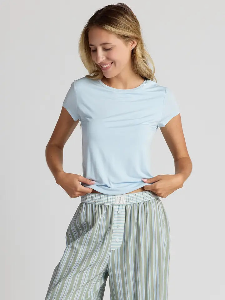 Sky Blue Crew Tee