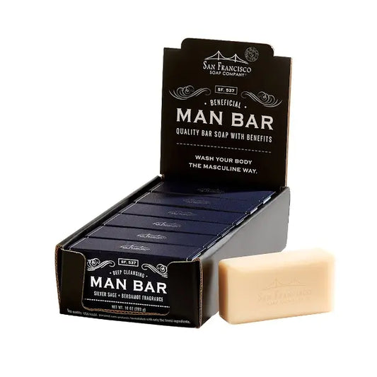 Silver Sage & Bergamot Men's Bath Bar 10 oz.
