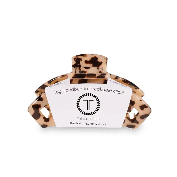 Open Blonde Tortoise Hair Clip