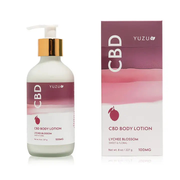 CBD Body Lotion - Japanese Yuzu & Lychee Blossom
