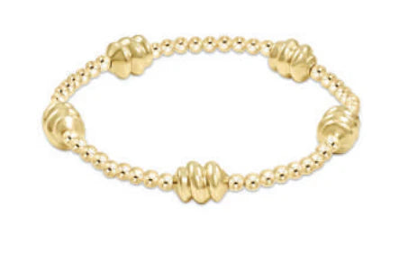 Admire Gold 3mm Bead Bracelet - Gold