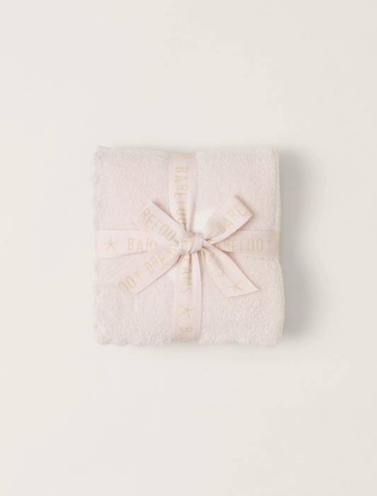 CozyChic Cuddle Receiving Baby Blanket - Pink/Pearl