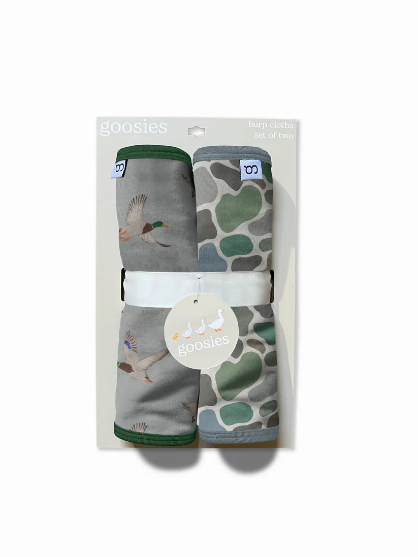 Burp Cloth Set- Mallards