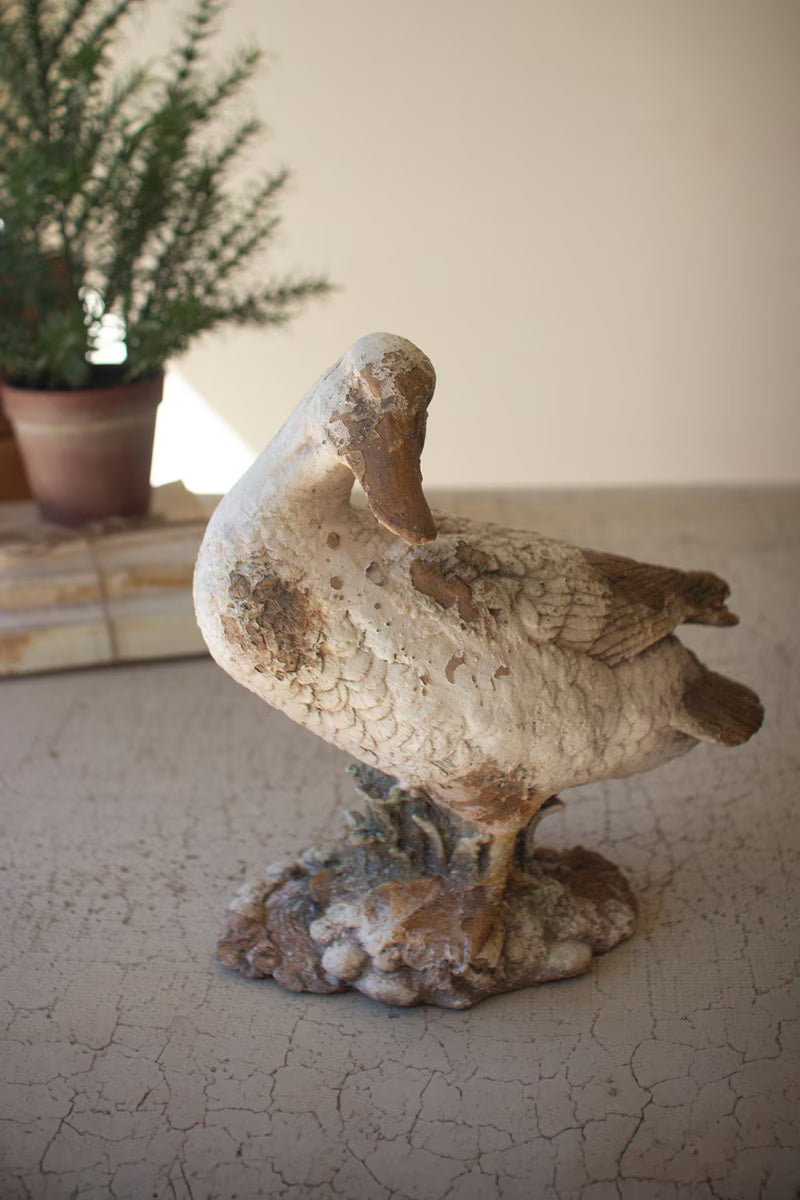 Faux Concrete Duck